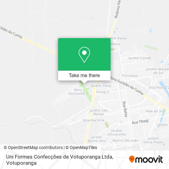 Mapa Uni Formes Confecções de Votuporanga Ltda