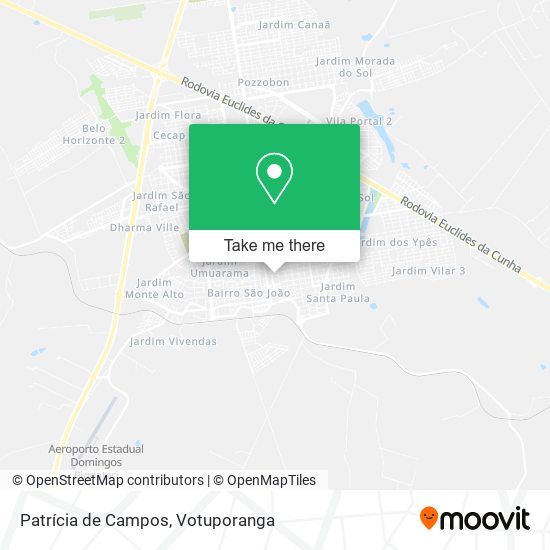 Patrícia de Campos map