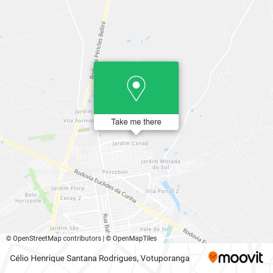 Célio Henrique Santana Rodrigues map