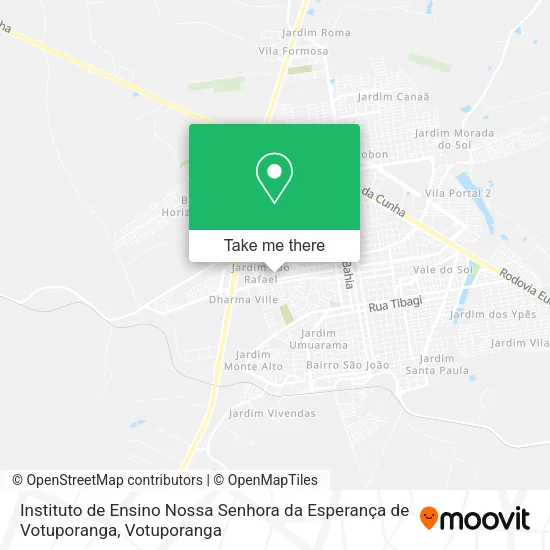 Instituto de Ensino Nossa Senhora da Esperança de Votuporanga map
