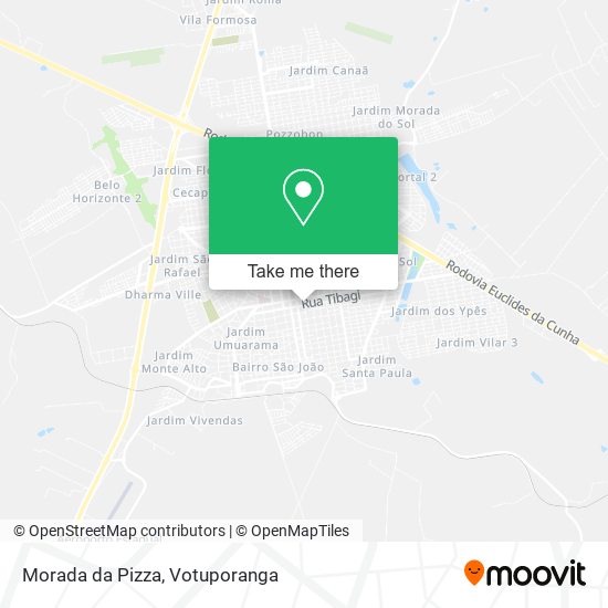Mapa Morada da Pizza