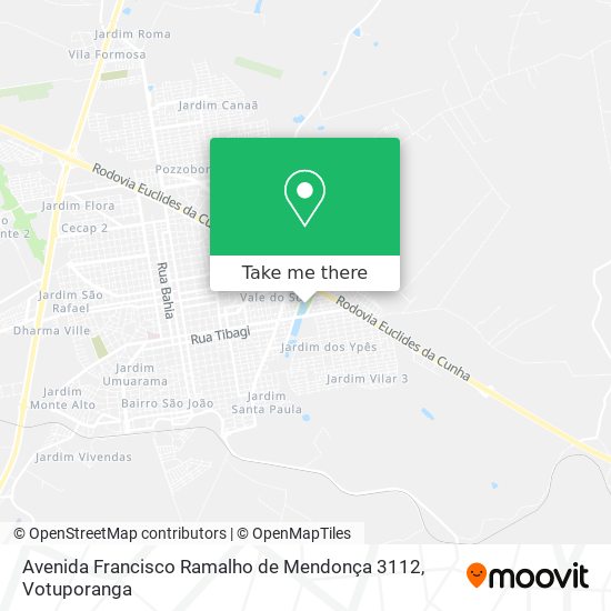 Avenida Francisco Ramalho de Mendonça 3112 map