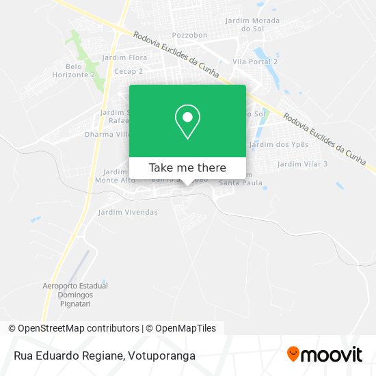 Mapa Rua Eduardo Regiane