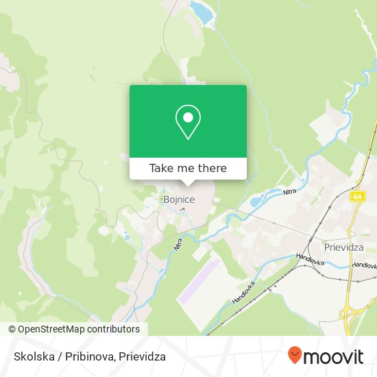 Skolska / Pribinova map