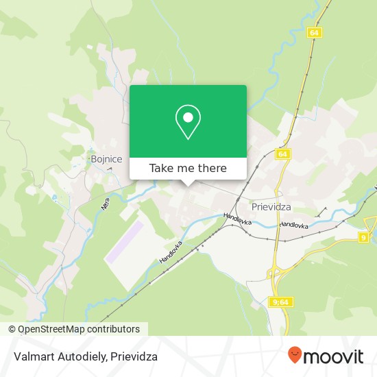 Valmart Autodiely map