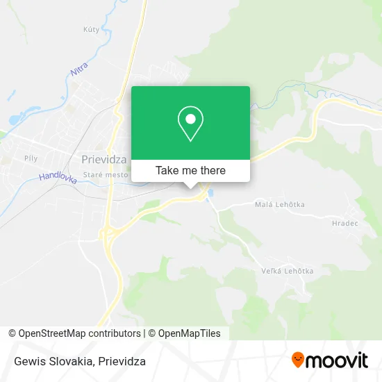 Gewis Slovakia map