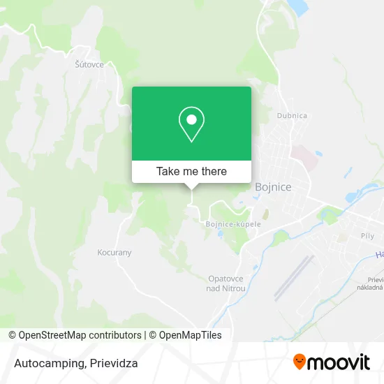 Autocamping map