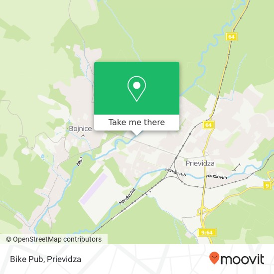 Bike Pub map