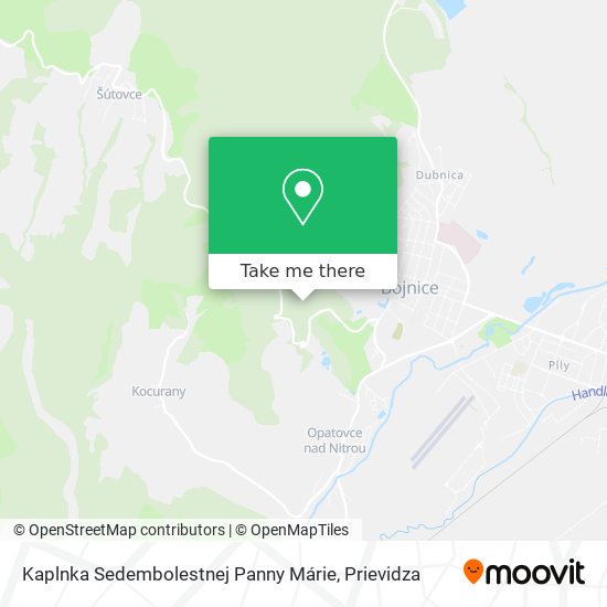 Kaplnka Sedembolestnej Panny Márie map