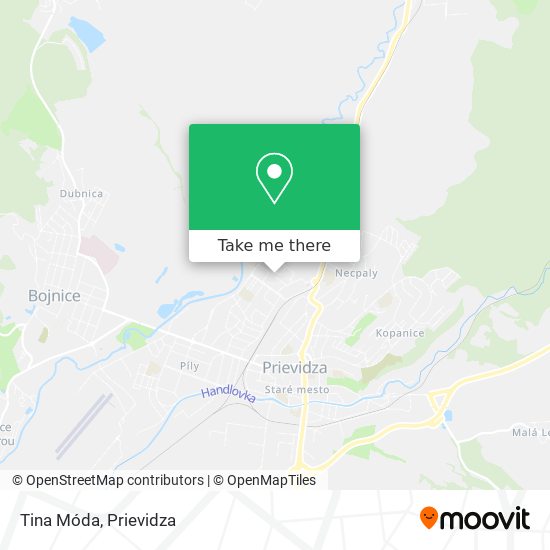 Tina Móda map