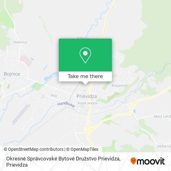 Okresné Správcovské Bytové Družstvo Prievidza map