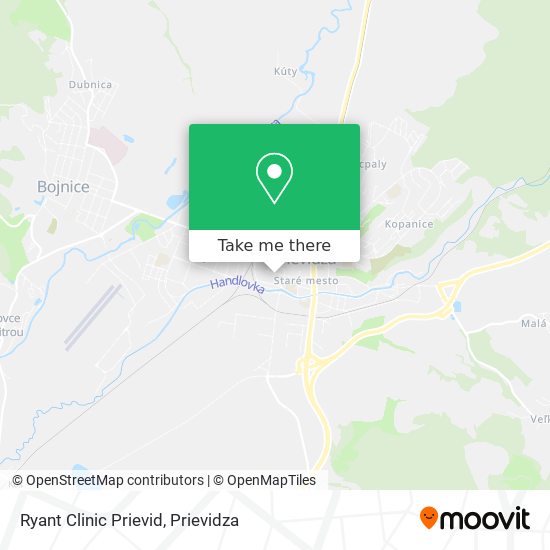 Ryant Clinic Prievid map