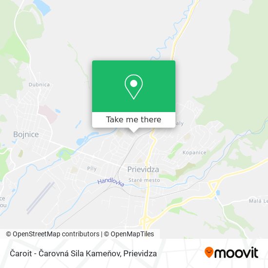 Čaroit - Čarovná Sila Kameňov map