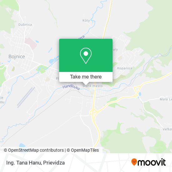 Ing. Tana Hanu map