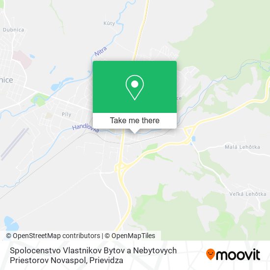 Spolocenstvo Vlastnikov Bytov a Nebytovych Priestorov Novaspol map