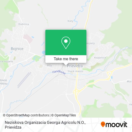 Neziskova Organizacia Georga Agricolu N.O. map