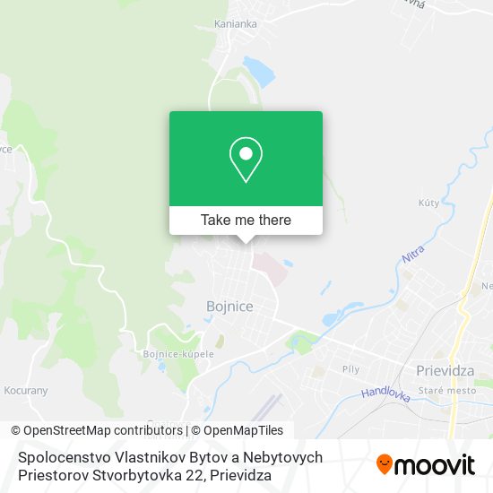 Spolocenstvo Vlastnikov Bytov a Nebytovych Priestorov Stvorbytovka 22 map