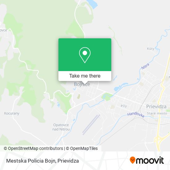 Mestska Policia Bojn map