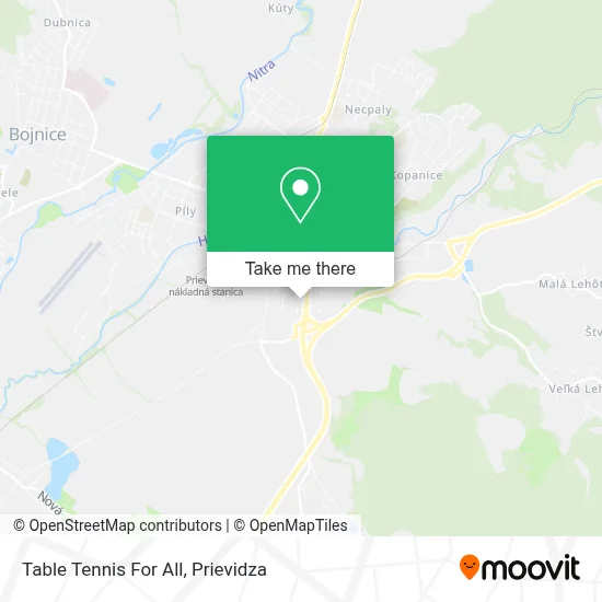Table Tennis For All map