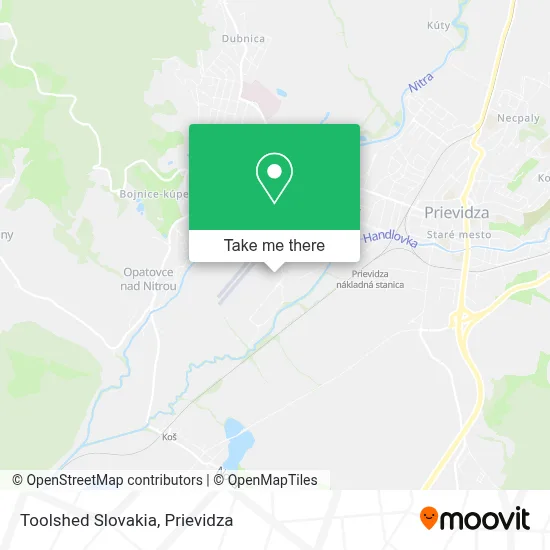 Toolshed Slovakia map