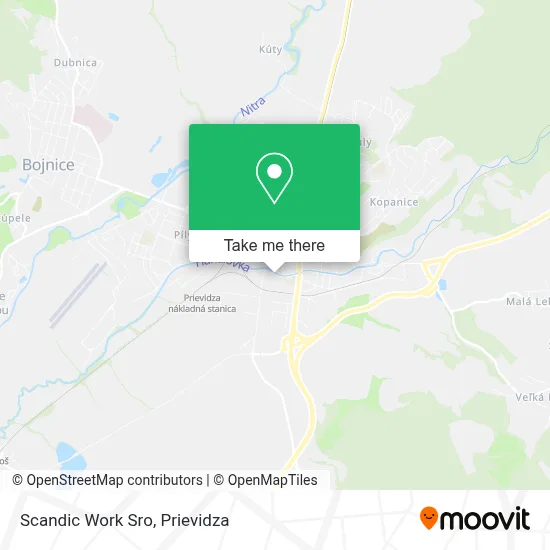 Scandic Work Sro map