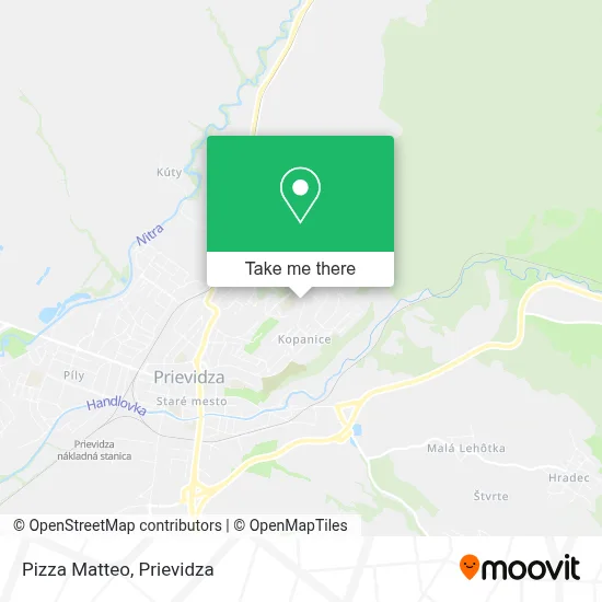 Pizza Matteo map