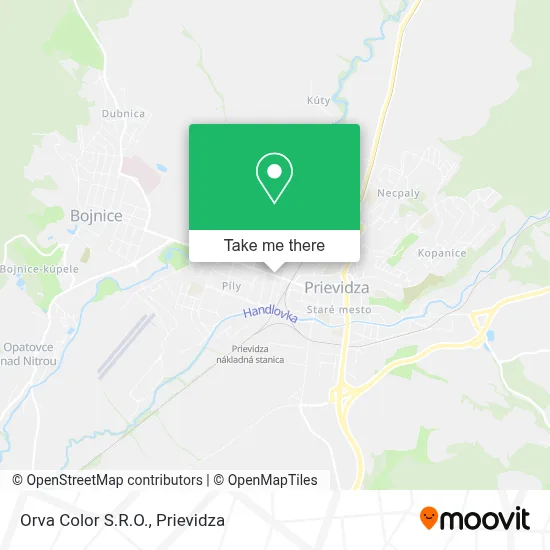 Orva Color S.R.O. map