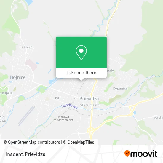 Inadent map