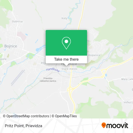 Pritz Point map