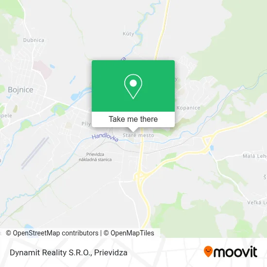 Dynamit Reality S.R.O. map