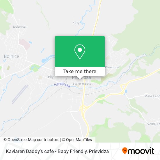 Kaviareň Daddy's café - Baby Friendly map