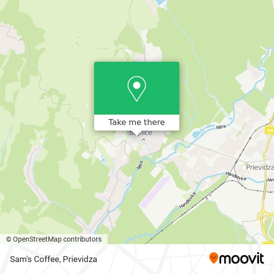 Sam's Coffee map