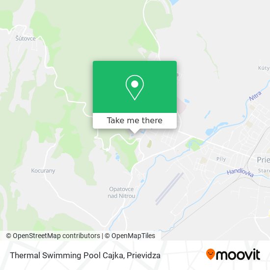 Thermal Swimming Pool Cajka map
