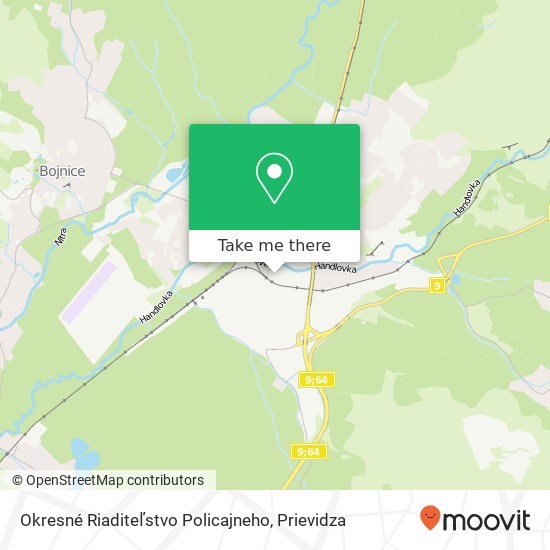 Okresné Riaditeľstvo Policajneho map