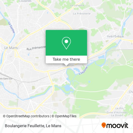 Boulangerie Feuillette map