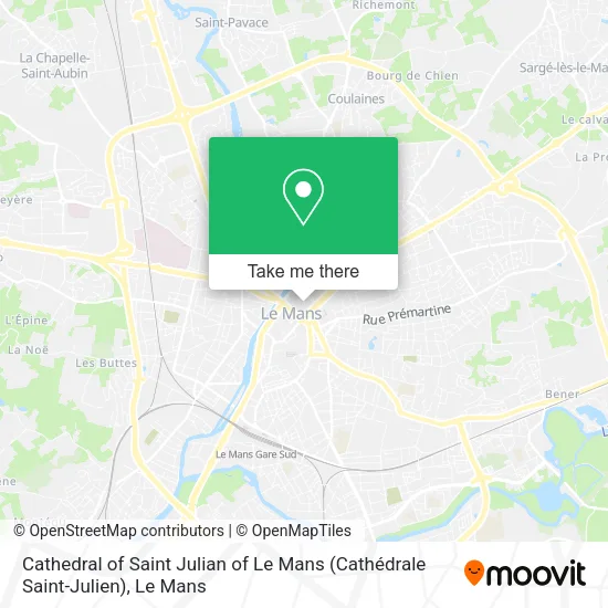 Cathedral of Saint Julian of Le Mans (Cathédrale Saint-Julien) map