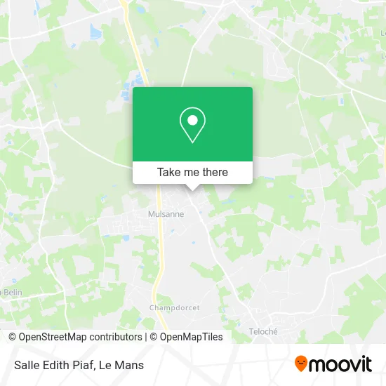 Salle Edith Piaf map