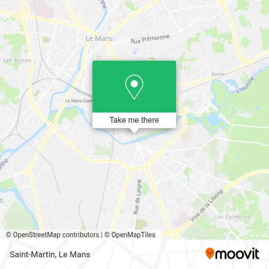 Saint-Martin map