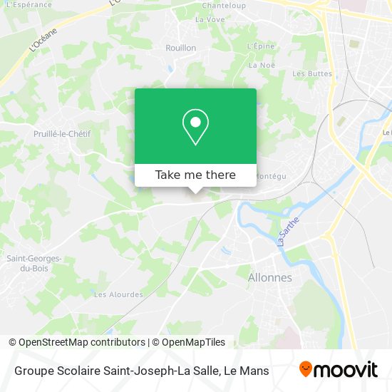 Mapa Groupe Scolaire Saint-Joseph-La Salle