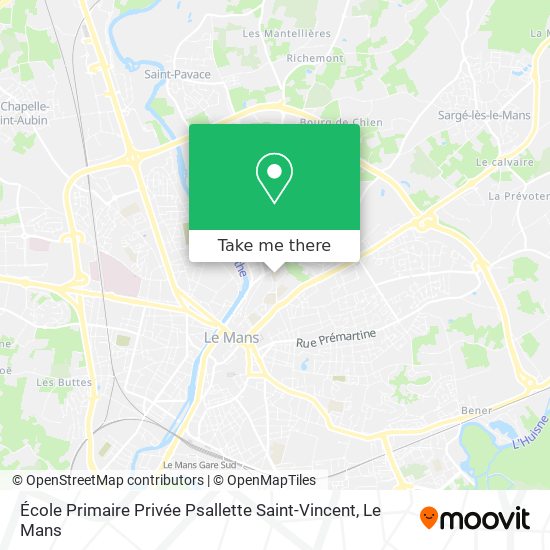 École Primaire Privée Psallette Saint-Vincent map