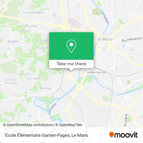 Mapa École Élémentaire Garnier-Pages