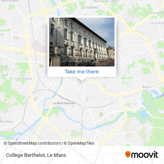 Collège Berthelot map