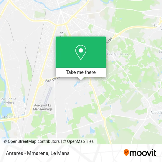 Antarès - Mmarena map