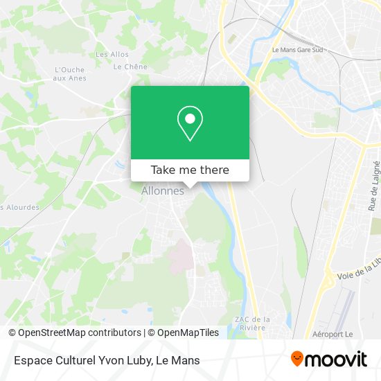 Espace Culturel Yvon Luby map
