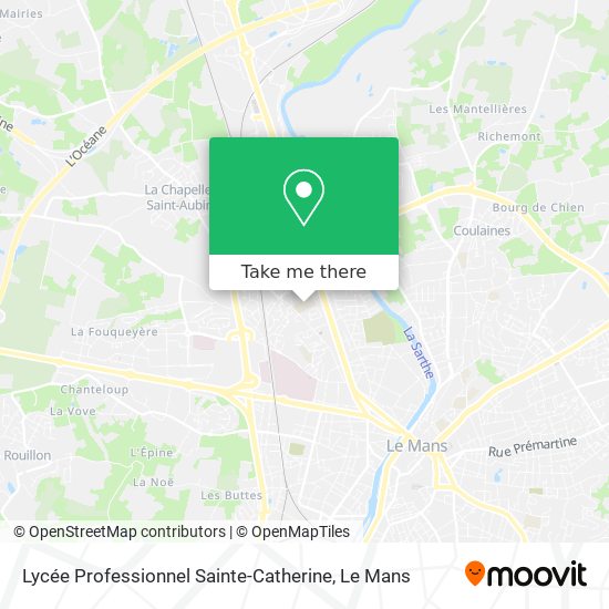 Lycée Professionnel Sainte-Catherine map