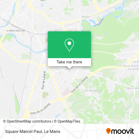 Square Marcel Paul map