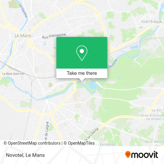 Novotel map