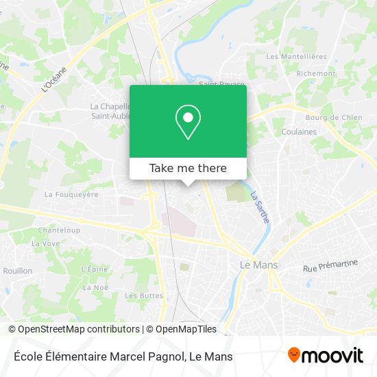 Mapa École Élémentaire Marcel Pagnol
