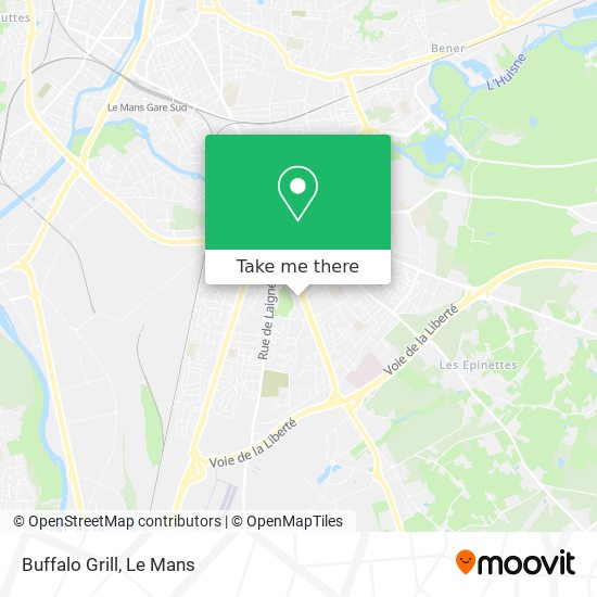 Mapa Buffalo Grill