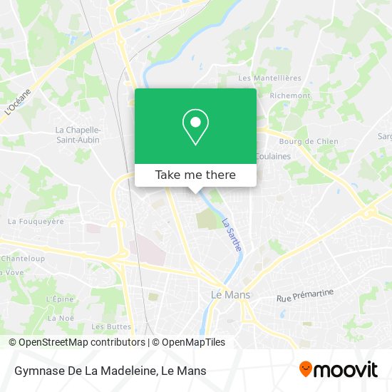 Gymnase De La Madeleine map